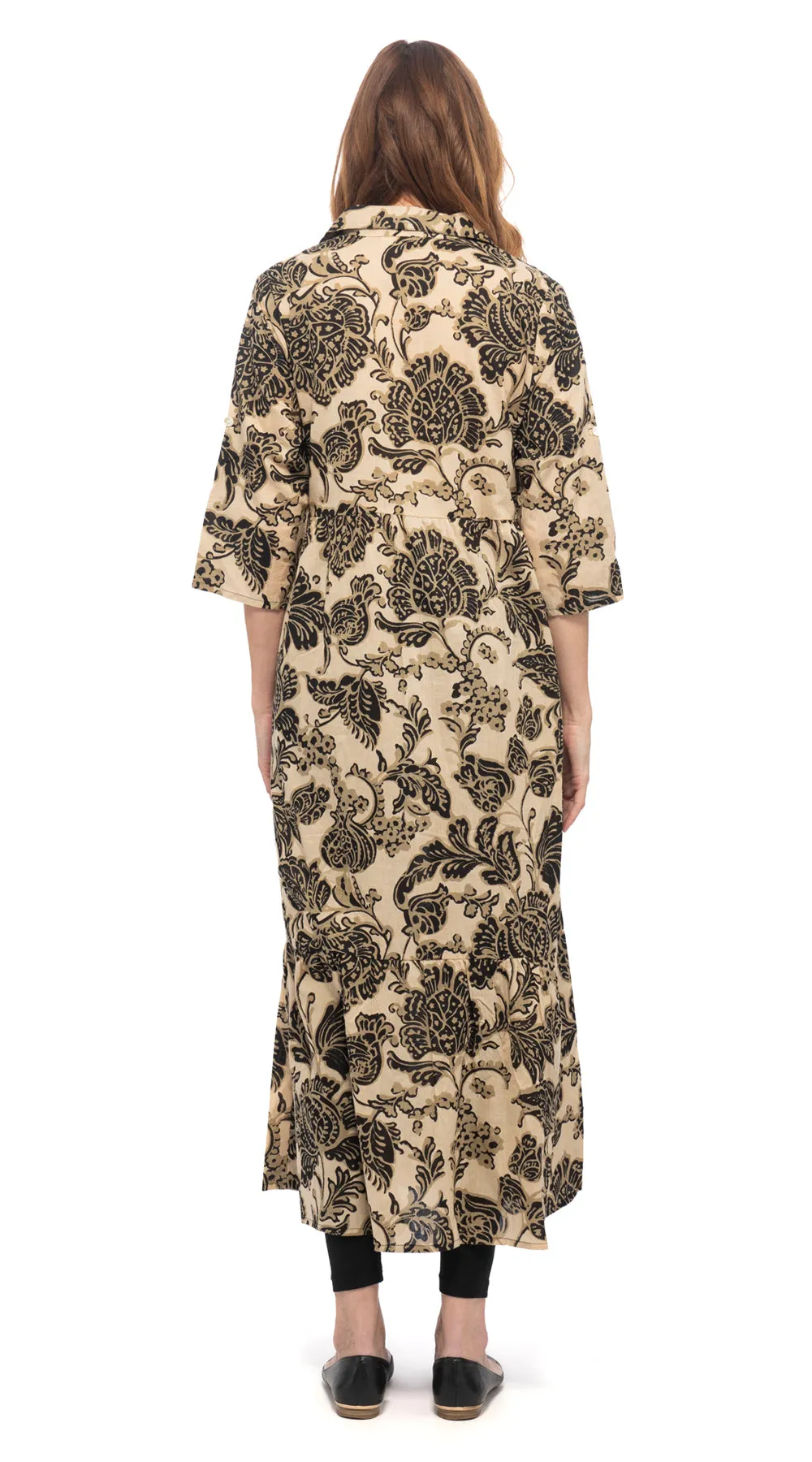 Leela Dress - golden temple - organic cotton sold by Alchemy Fashion product image thumbnail 3