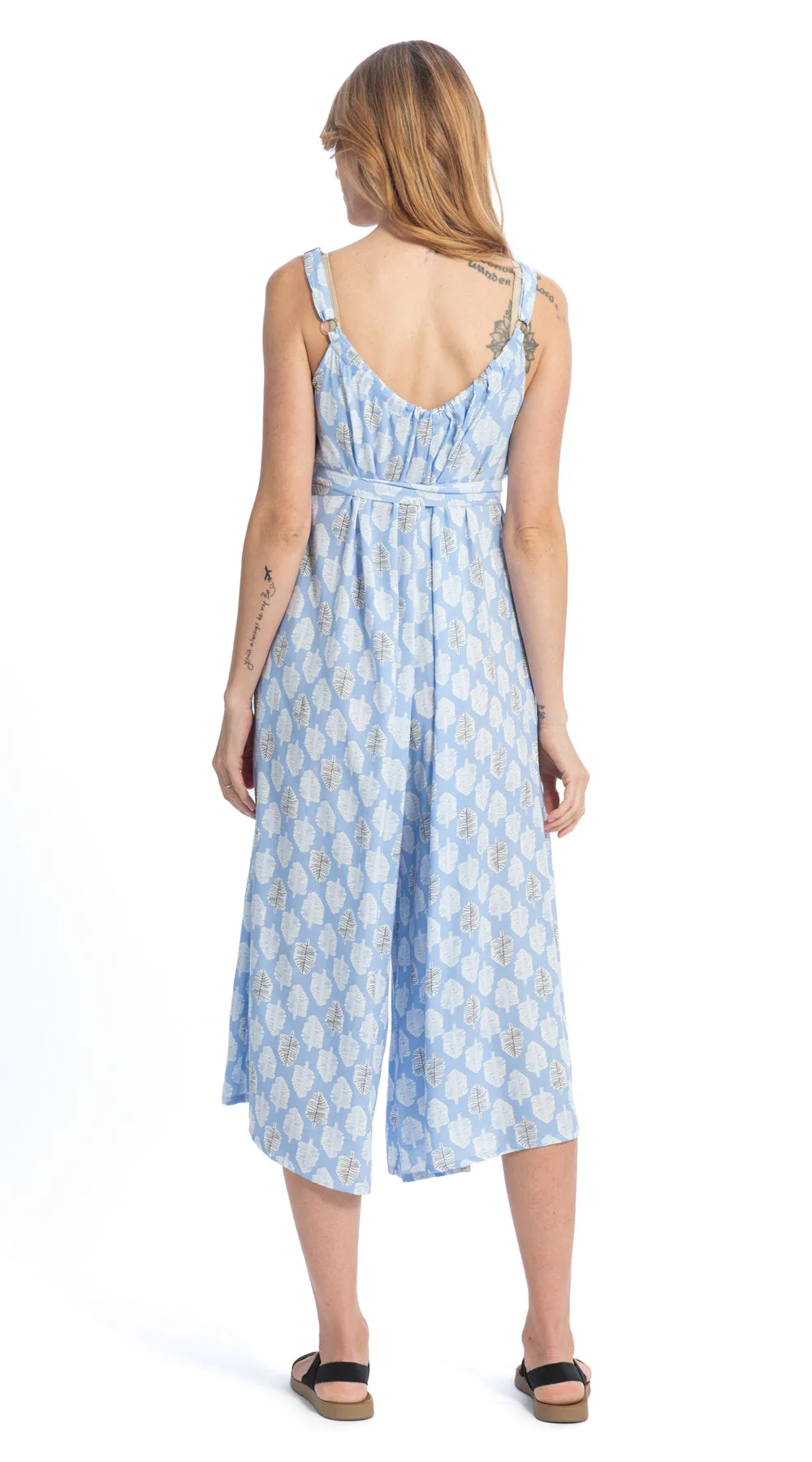 Marley Jumpsuit - peri trees - rayon sold by Alchemy Fashion product image thumbnail 3