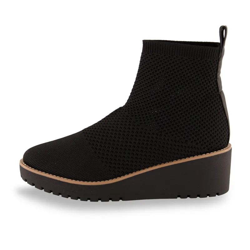 Iggy Knit Wedge Bootie made by Cushionaire
