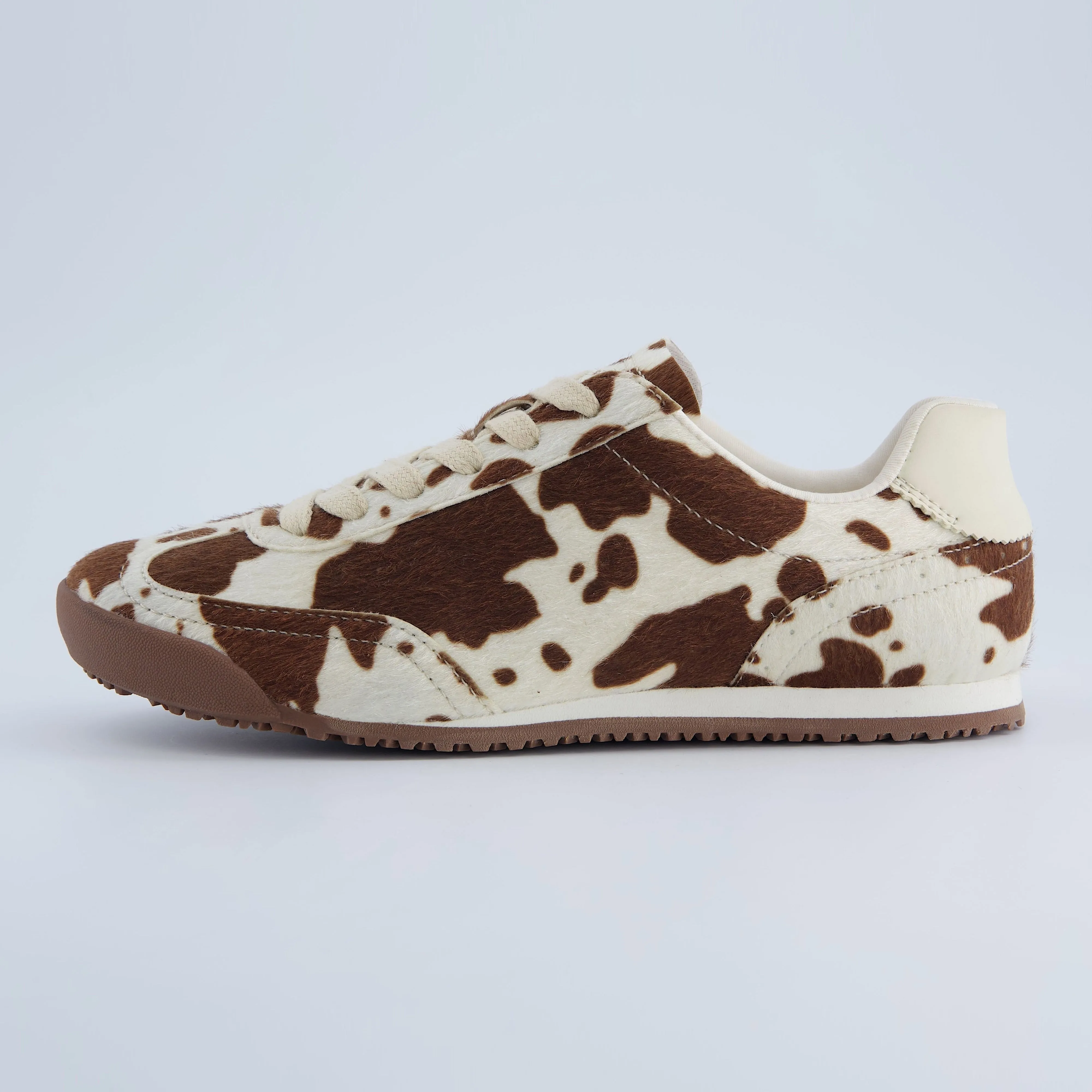 Techno Cow Print Sneakers sold by Cushionaire