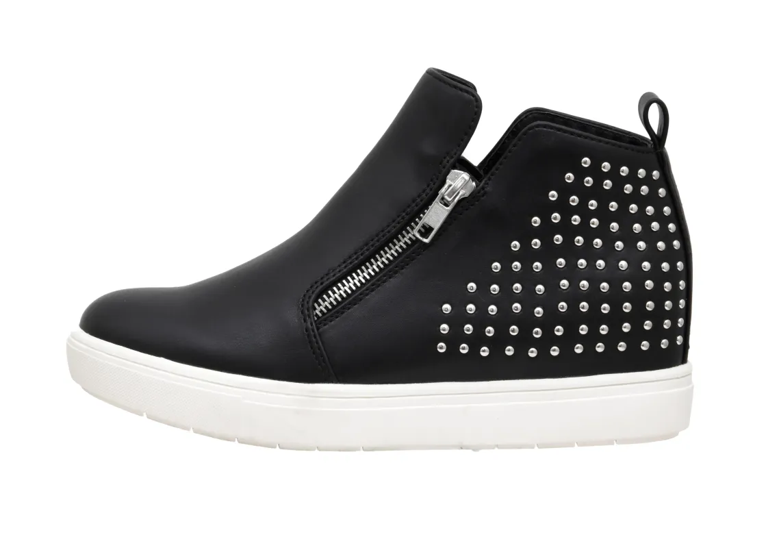 Hollywood Studded Wedge Sneaker made by Cushionaire