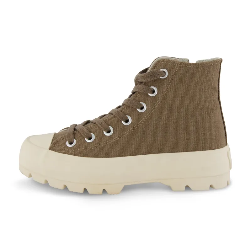 Vespa Lug Canvas Sneaker made by Cushionaire