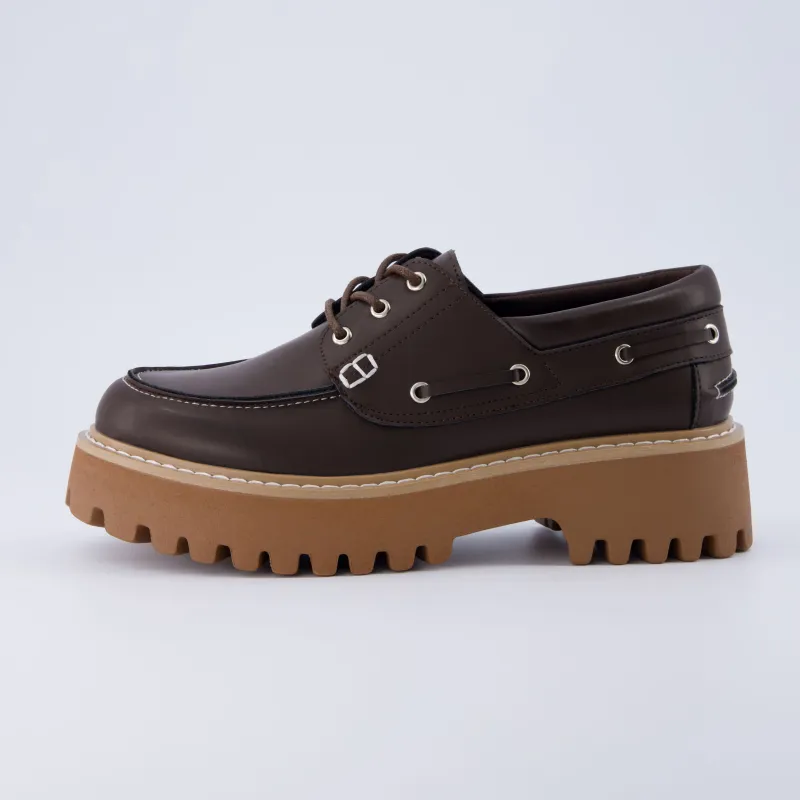 Beam Chunky Boat Loafer made by Cushionaire
