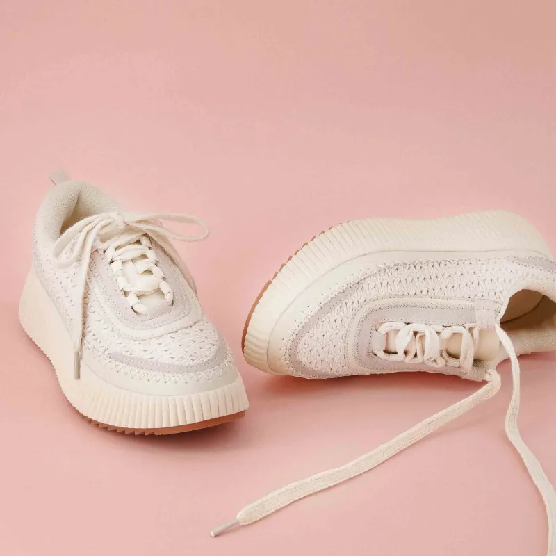 Loop Woven Platform Sneaker made by Cushionaire
