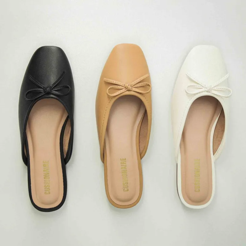 Jade Ballet Mule sold by Cushionaire