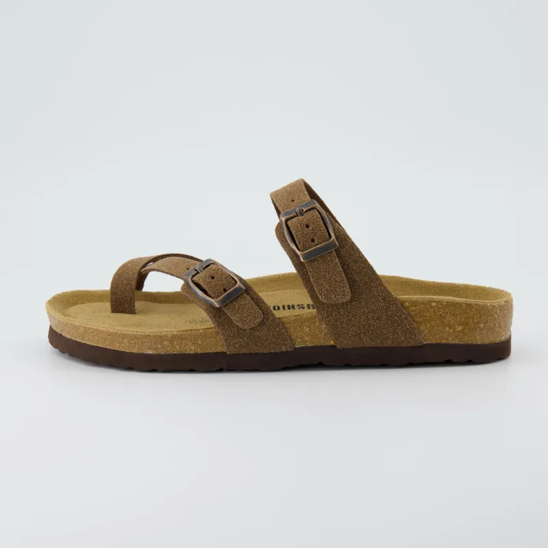 Luna Cork Footbed Sandal Suedes sold by Cushionaire