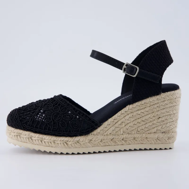 Flora Platform Espadrilles made by Cushionaire