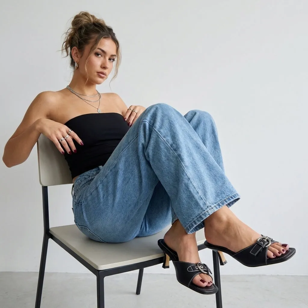 Belle Kitten Heel Sandals sold by Cushionaire product image thumbnail 2