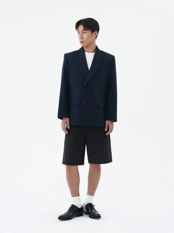 CLASSIC NAVY DOUBLE BREASTED BLAZER sold by BLZR.ID
