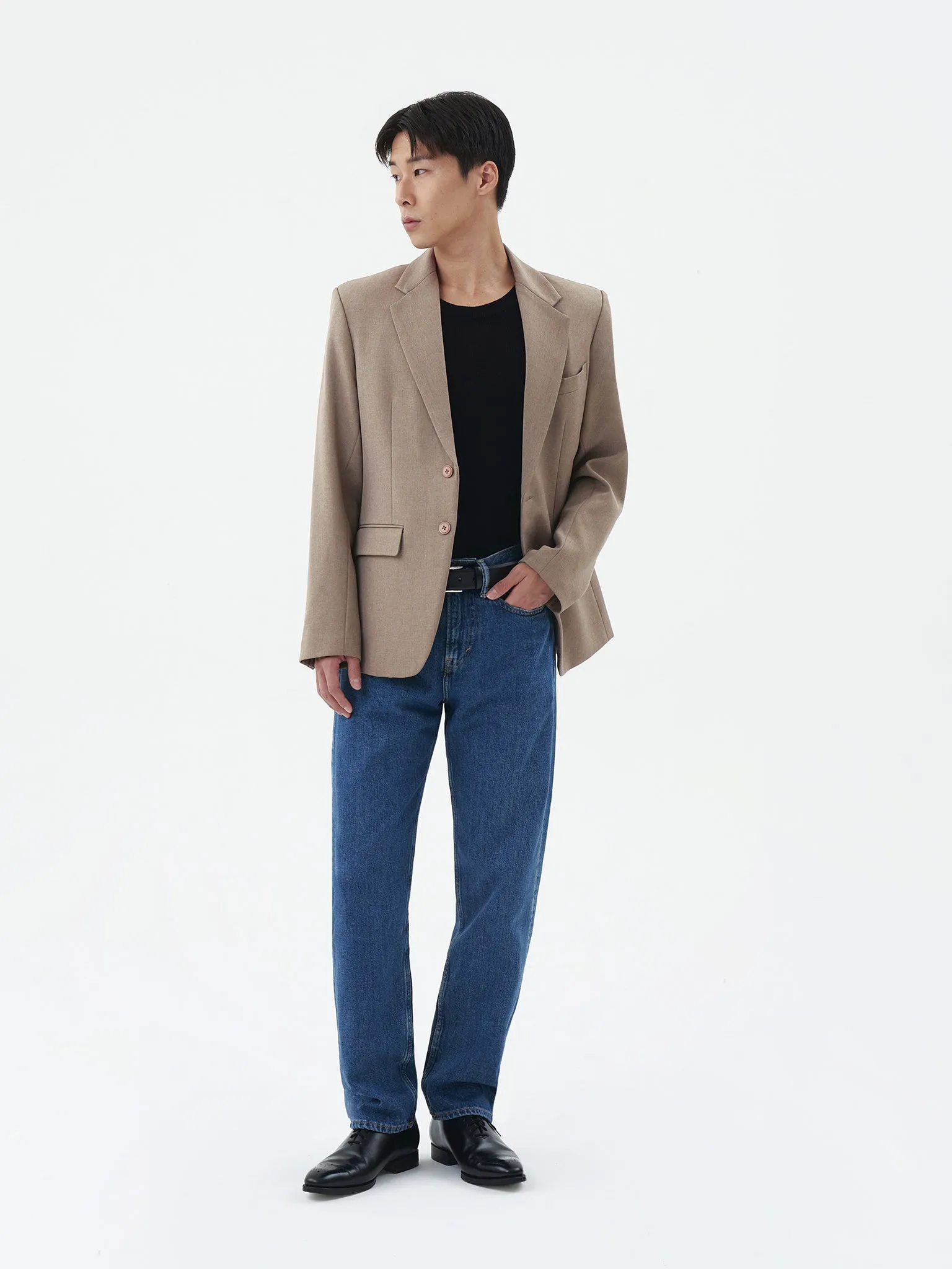BASIC SAND SLIM FIT BLAZER sold by BLZR.ID product image thumbnail 3