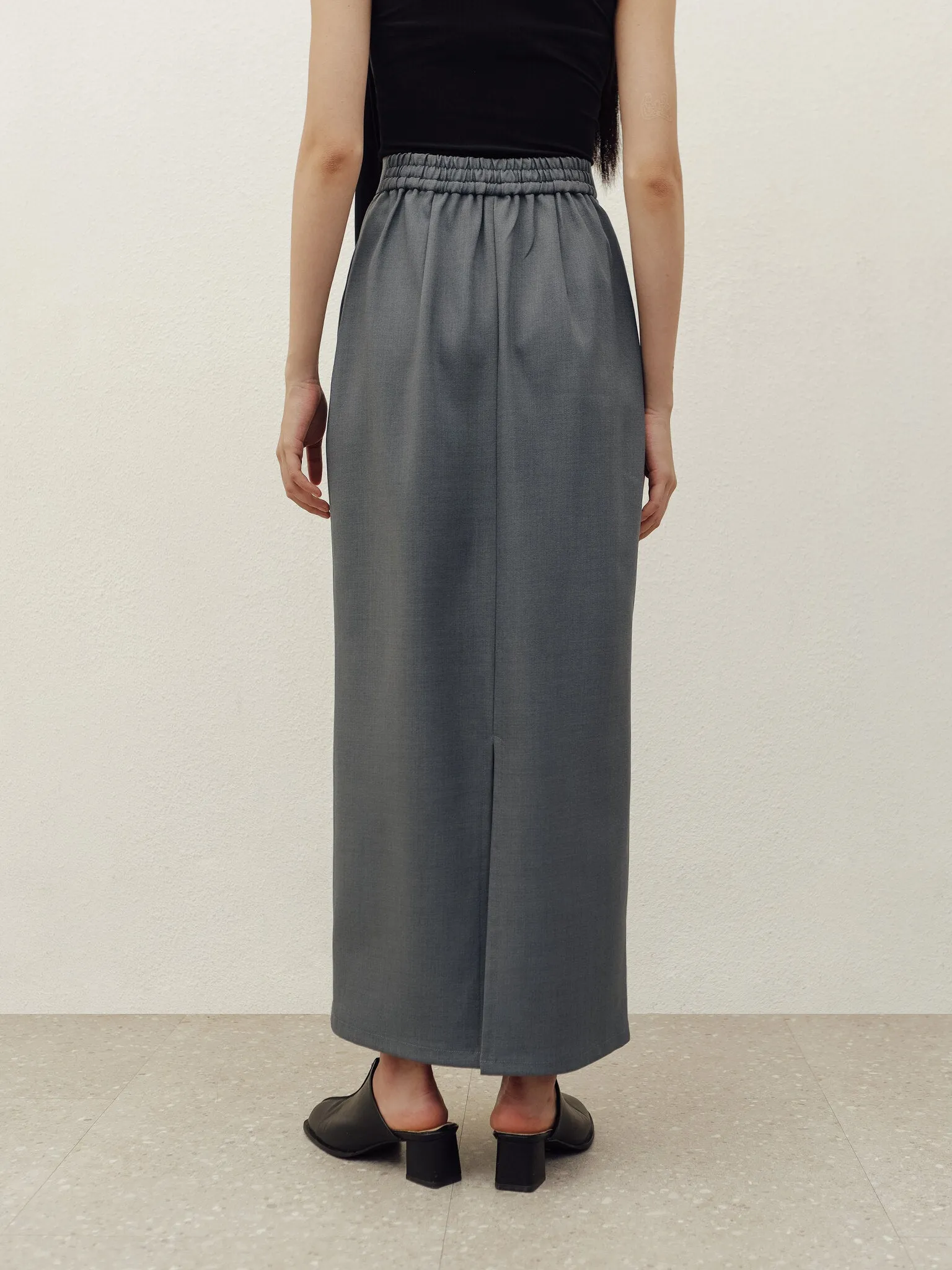 JI LONG SKIRT IN GREY sold by BLZR.ID product image thumbnail 4