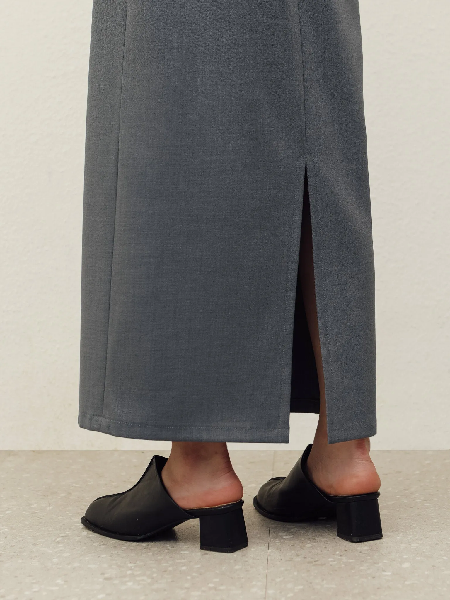 JI LONG SKIRT IN GREY sold by BLZR.ID product image thumbnail 5