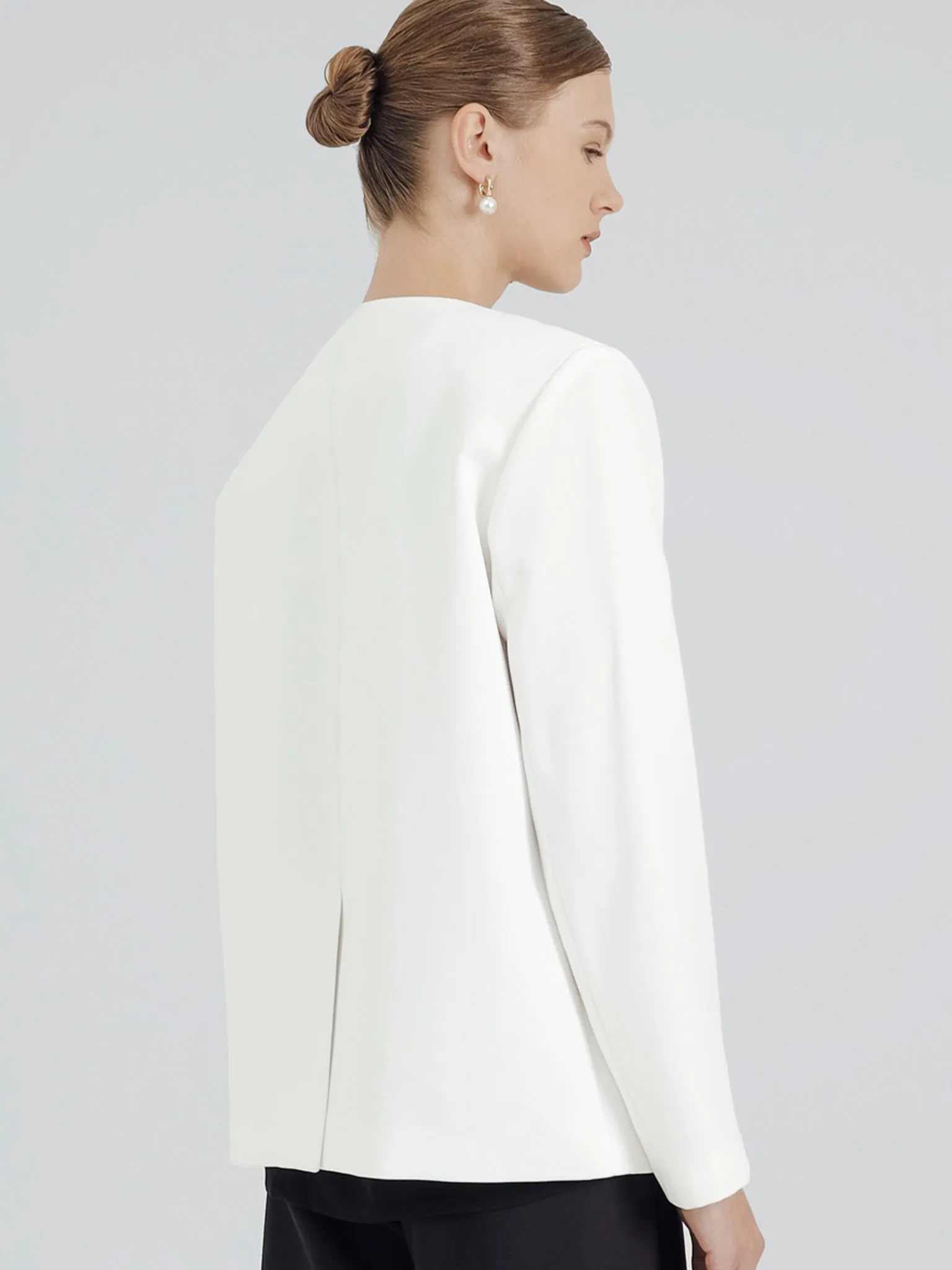 LAPELLES BLAZER IN WHITE sold by BLZR.ID product image thumbnail 5