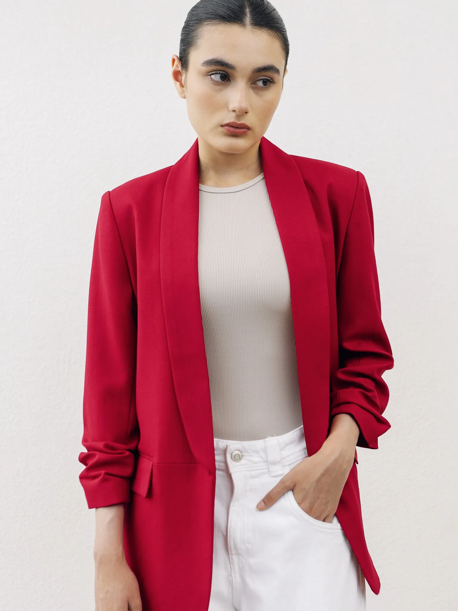 LUXEE RED BLAZER sold by BLZR.ID