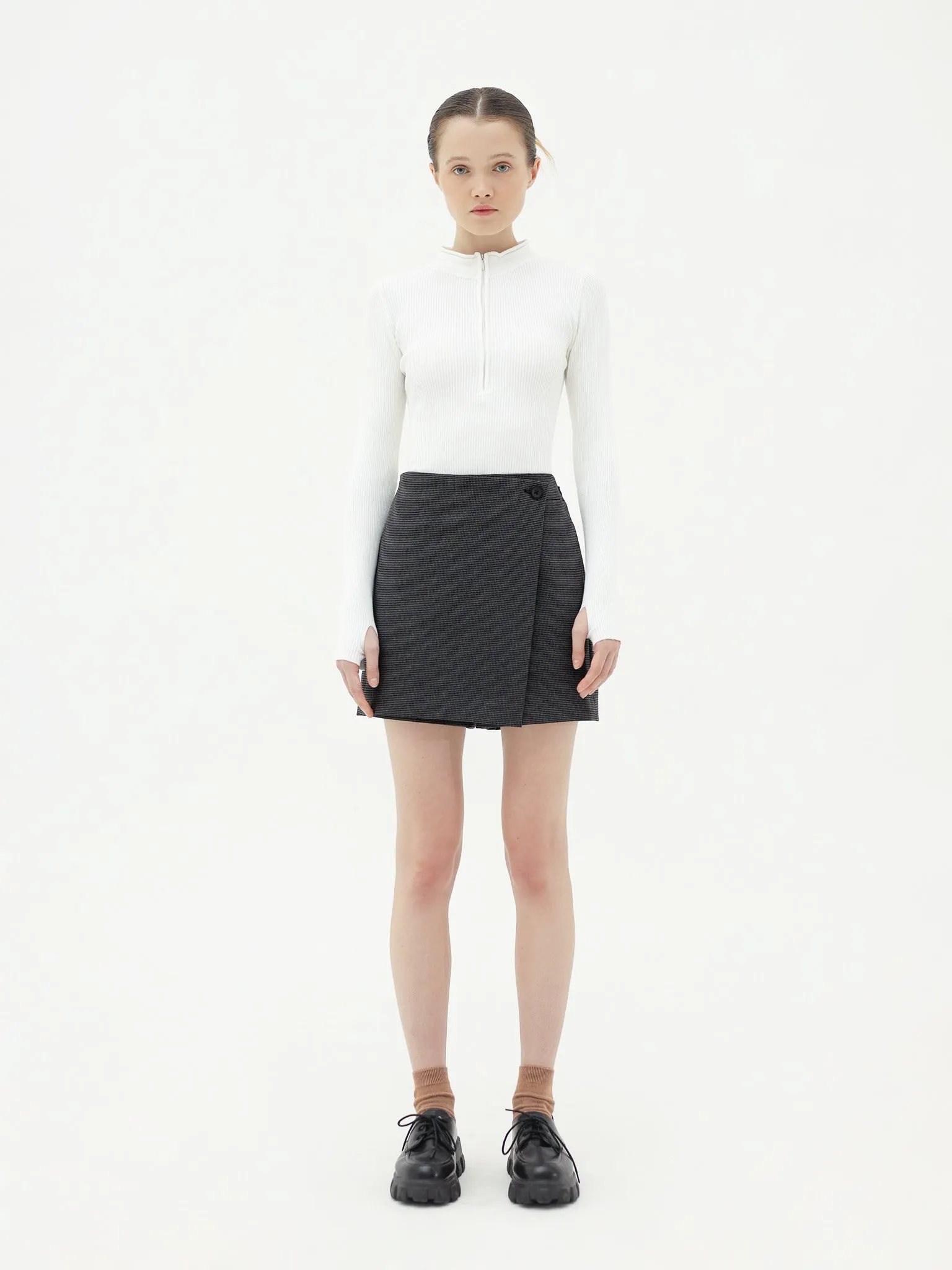 GIO DARK GREY SKORT sold by BLZR.ID