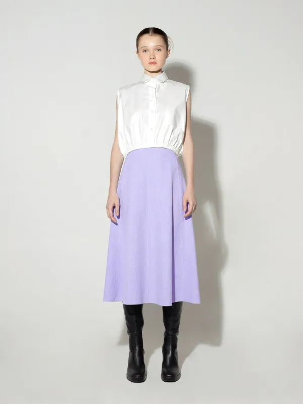 AUBREY LILAC SKIRT sold by BLZR.ID