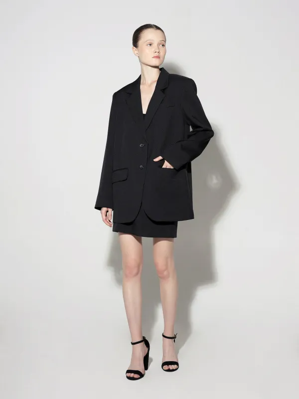 BALE BLACK OVERSIZED BLAZER sold by BLZR.ID