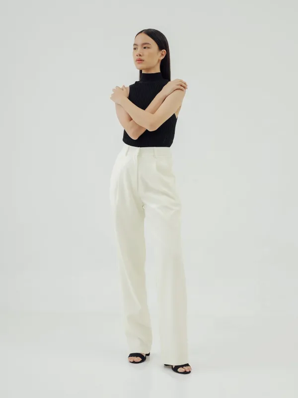 OLSON WHITE PANTS made by BLZR.ID