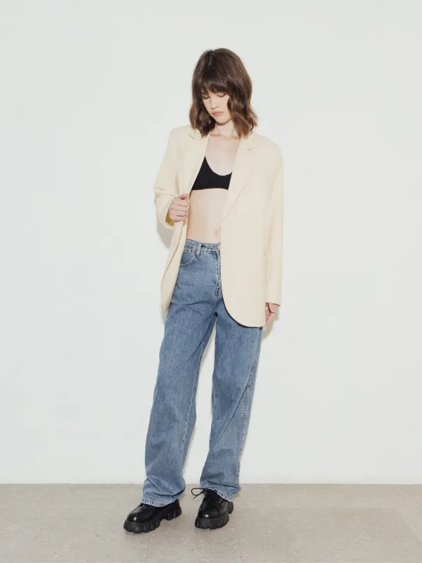 OLSON BUTTER OVERSIZED BLAZER sold by BLZR.ID