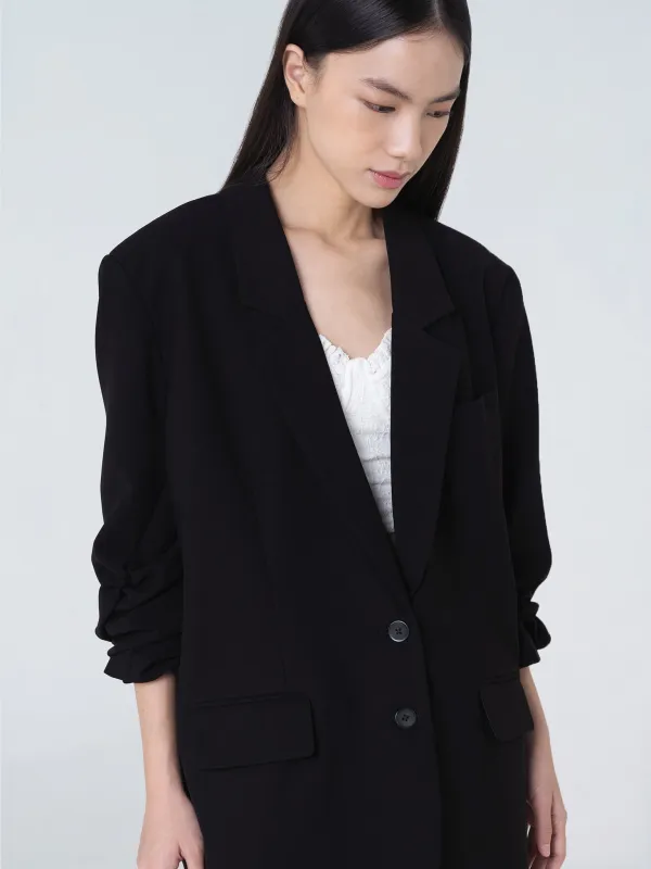 WATSON BLACK OVERSIZED BLAZER sold by BLZR.ID