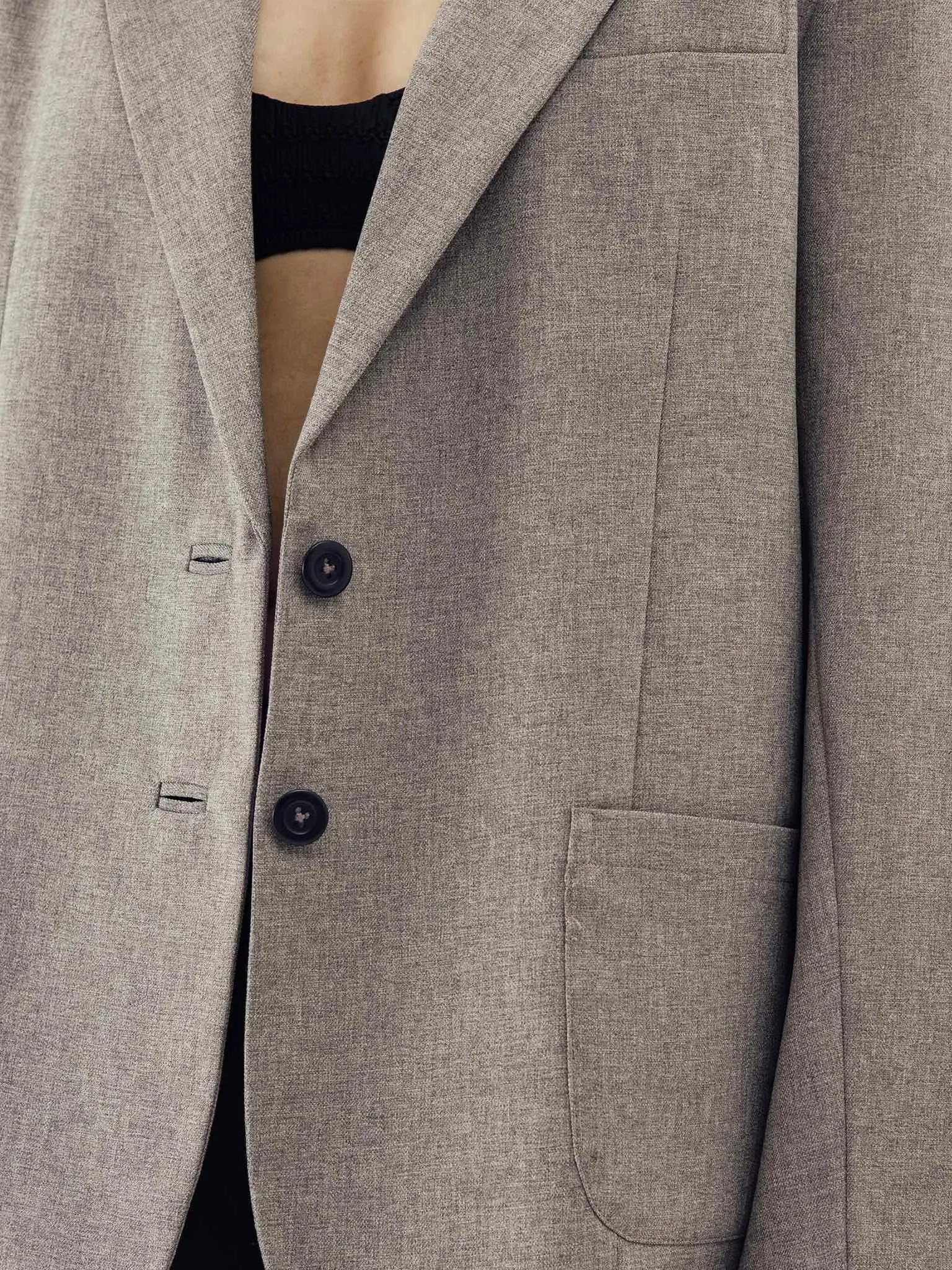 OLSON GREY OVERSIZED BLAZER sold by BLZR.ID product image thumbnail 5