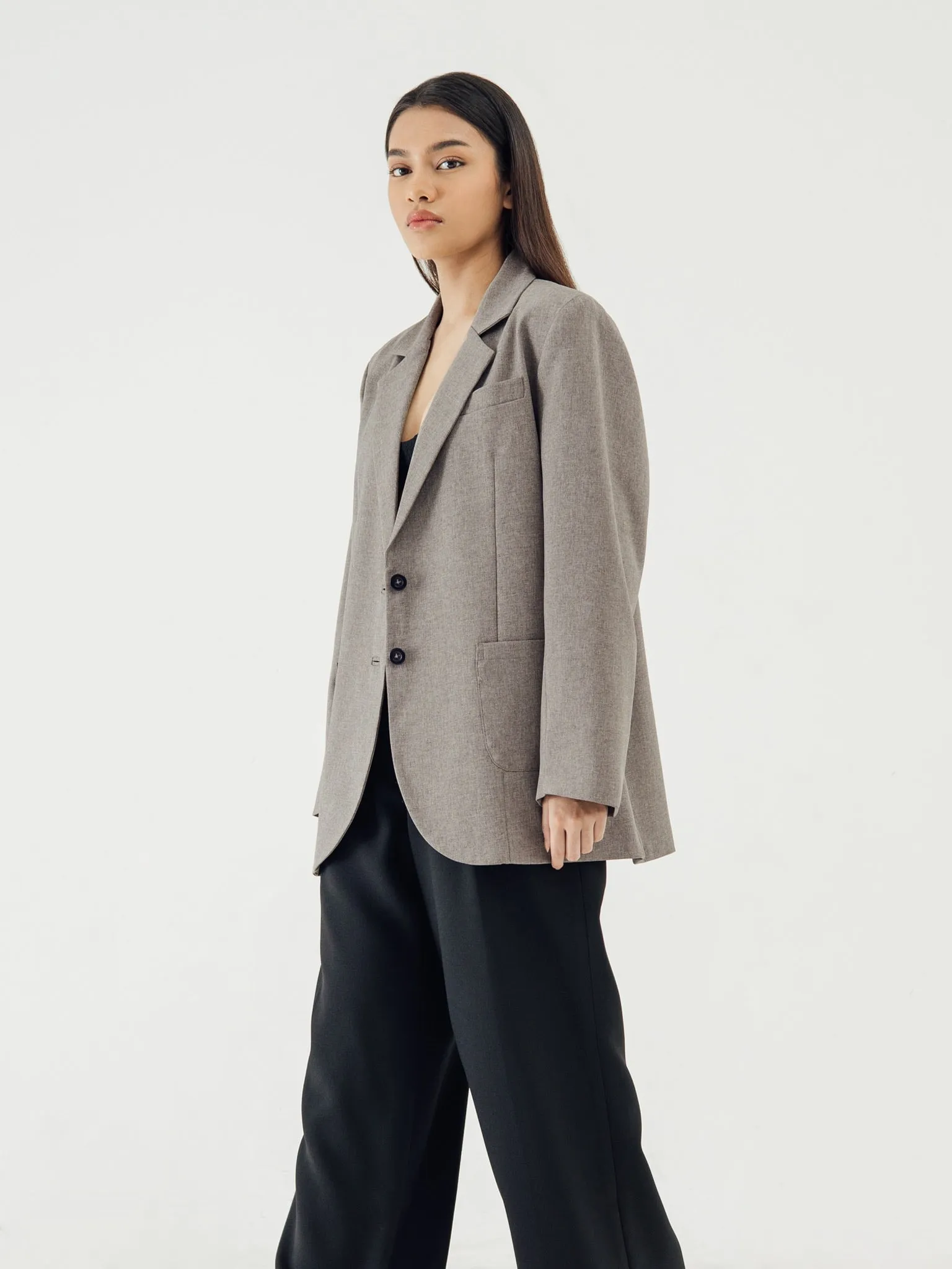 OLSON GREY OVERSIZED BLAZER sold by BLZR.ID product image thumbnail 4