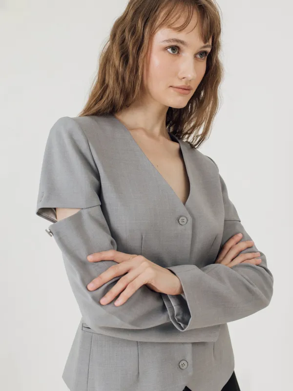 STACEY GREY BLAZER sold by BLZR.ID