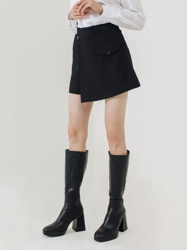 ROSE BLACK SKORT sold by BLZR.ID