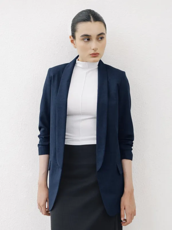 LUXEE NAVY BLAZER sold by BLZR.ID