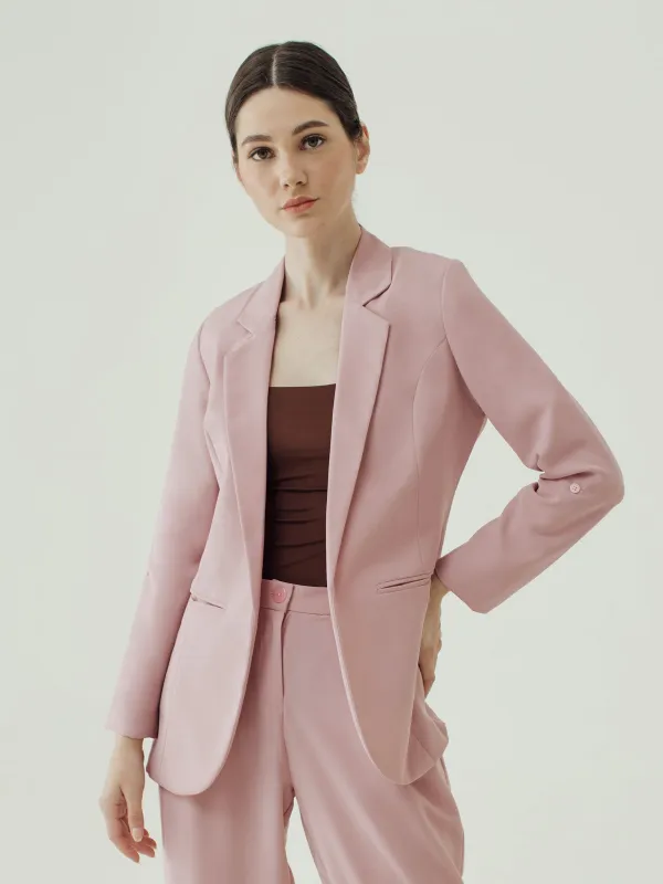 ELEVATED VIE POWDER PINK BLAZER sold by BLZR.ID