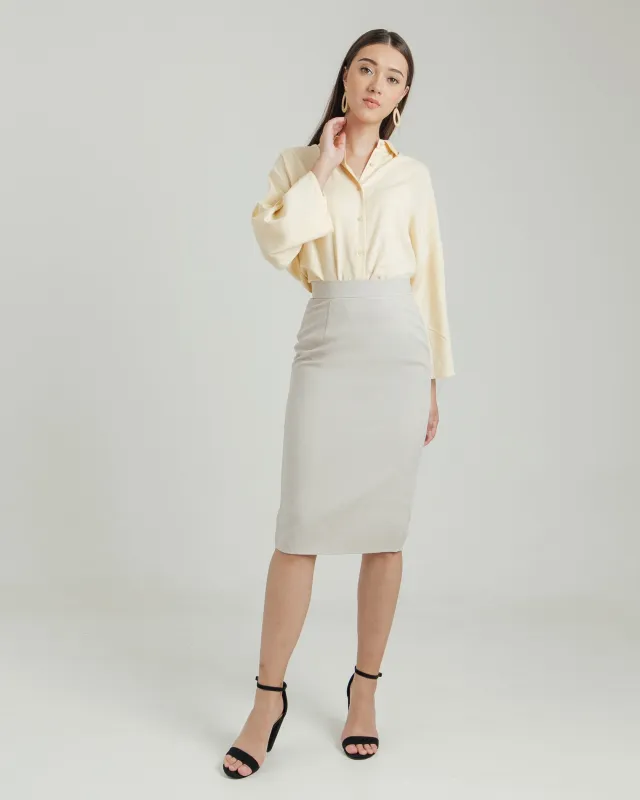 70’S BEIGE SKIRT sold by BLZR.ID