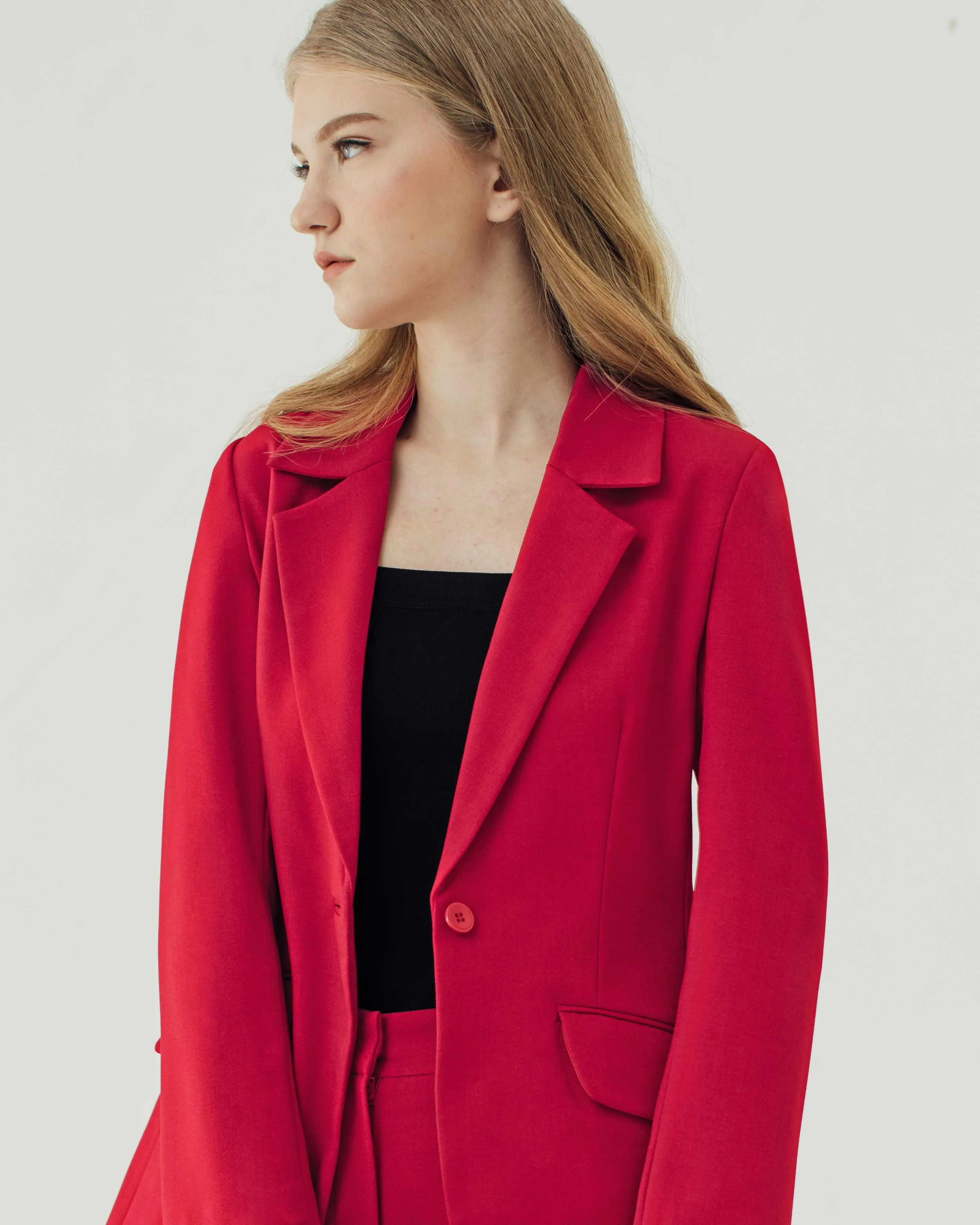 MICHELLE RED BLAZER sold by BLZR.ID