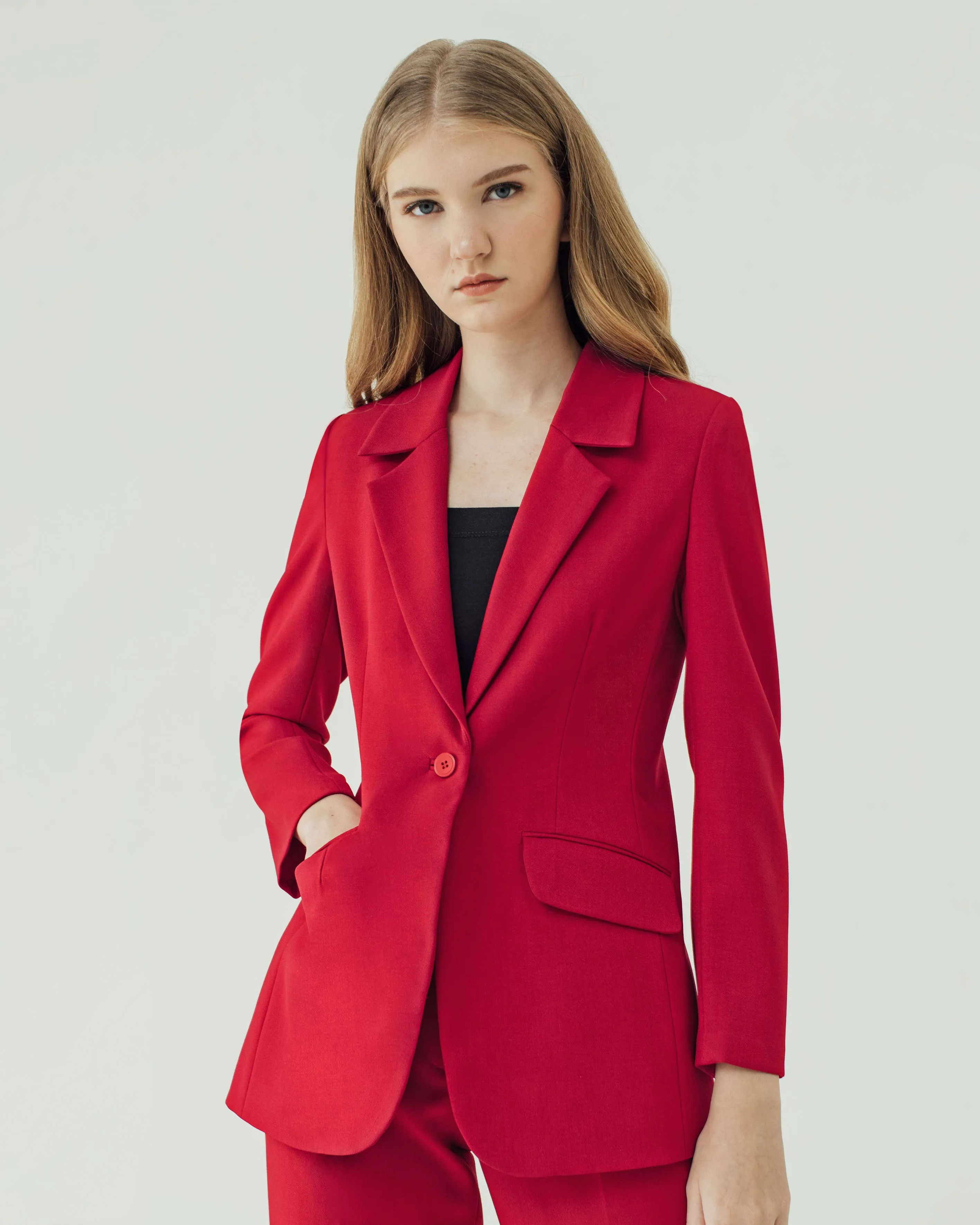 MICHELLE RED BLAZER sold by BLZR.ID product image thumbnail 2