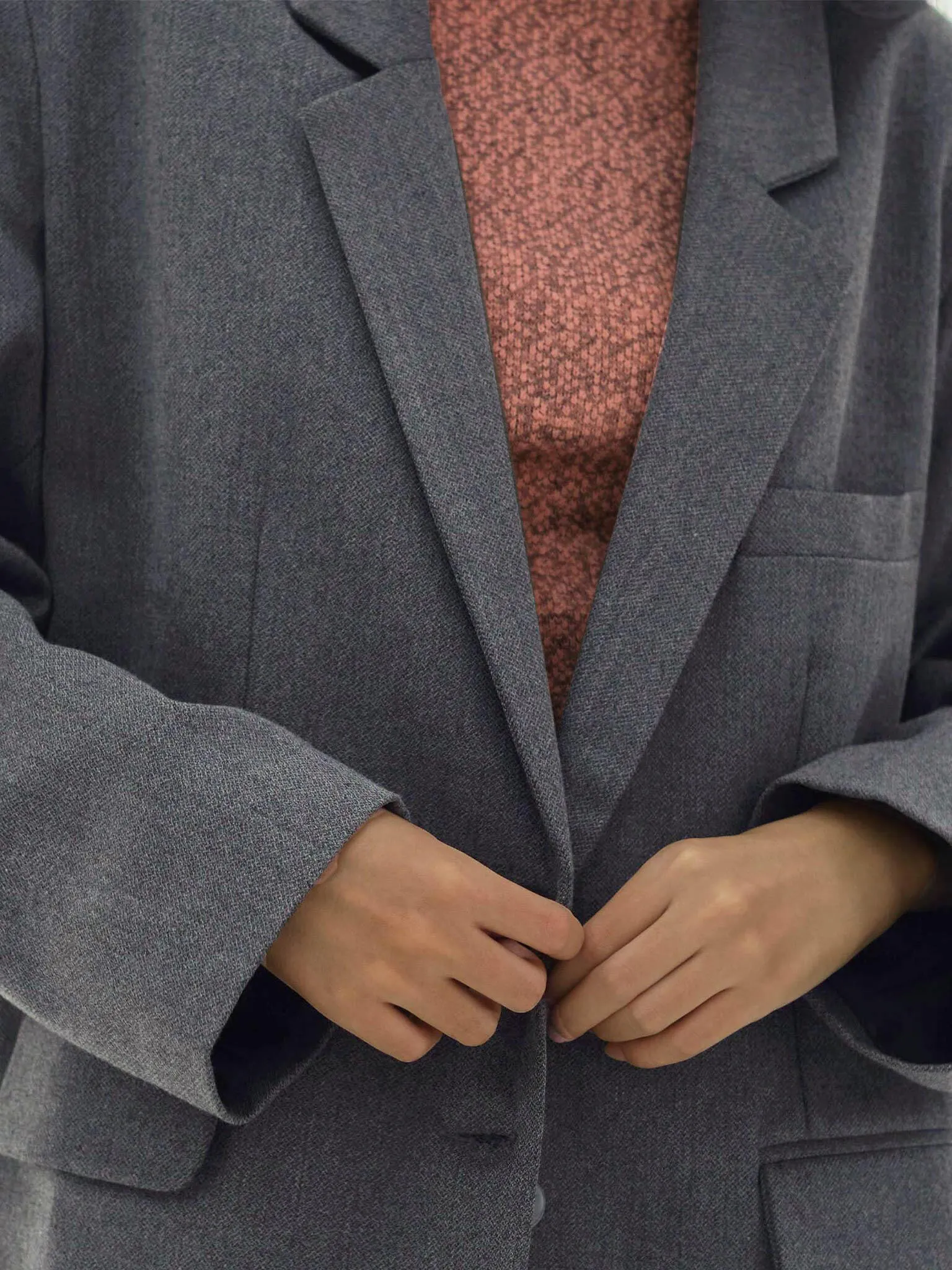 WYATT GREY OVERSIZED BLAZER sold by BLZR.ID product image thumbnail 5