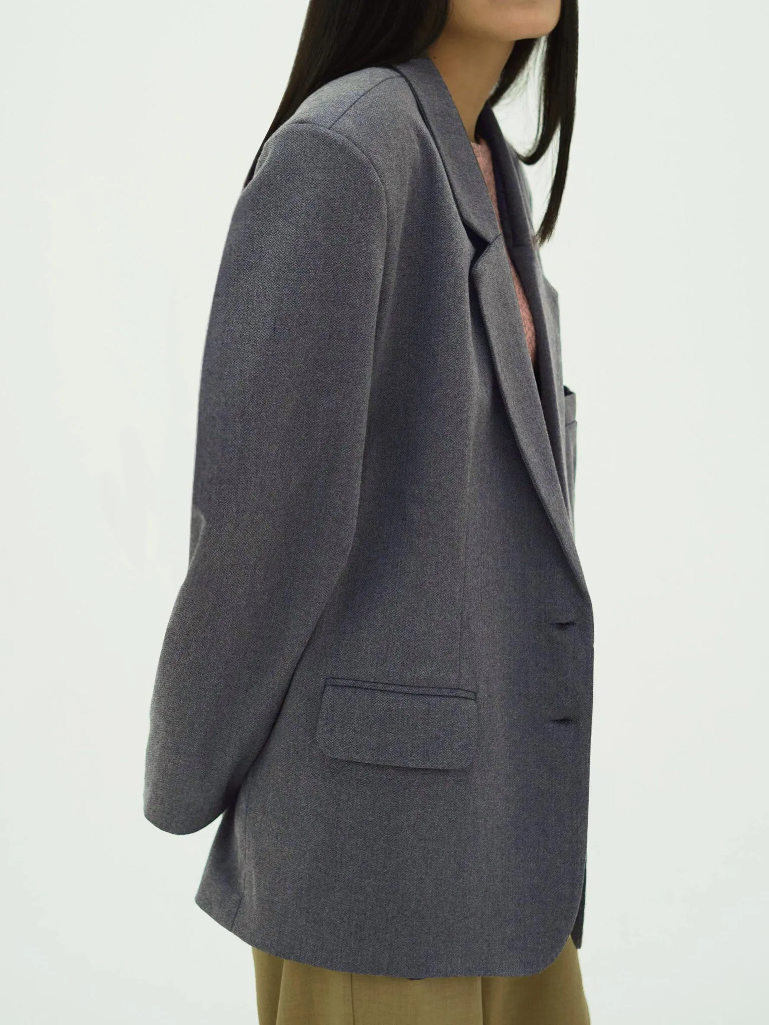 WYATT GREY OVERSIZED BLAZER sold by BLZR.ID product image thumbnail 4
