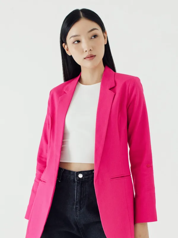 KHLOE FUCHSIA BLAZER sold by BLZR.ID
