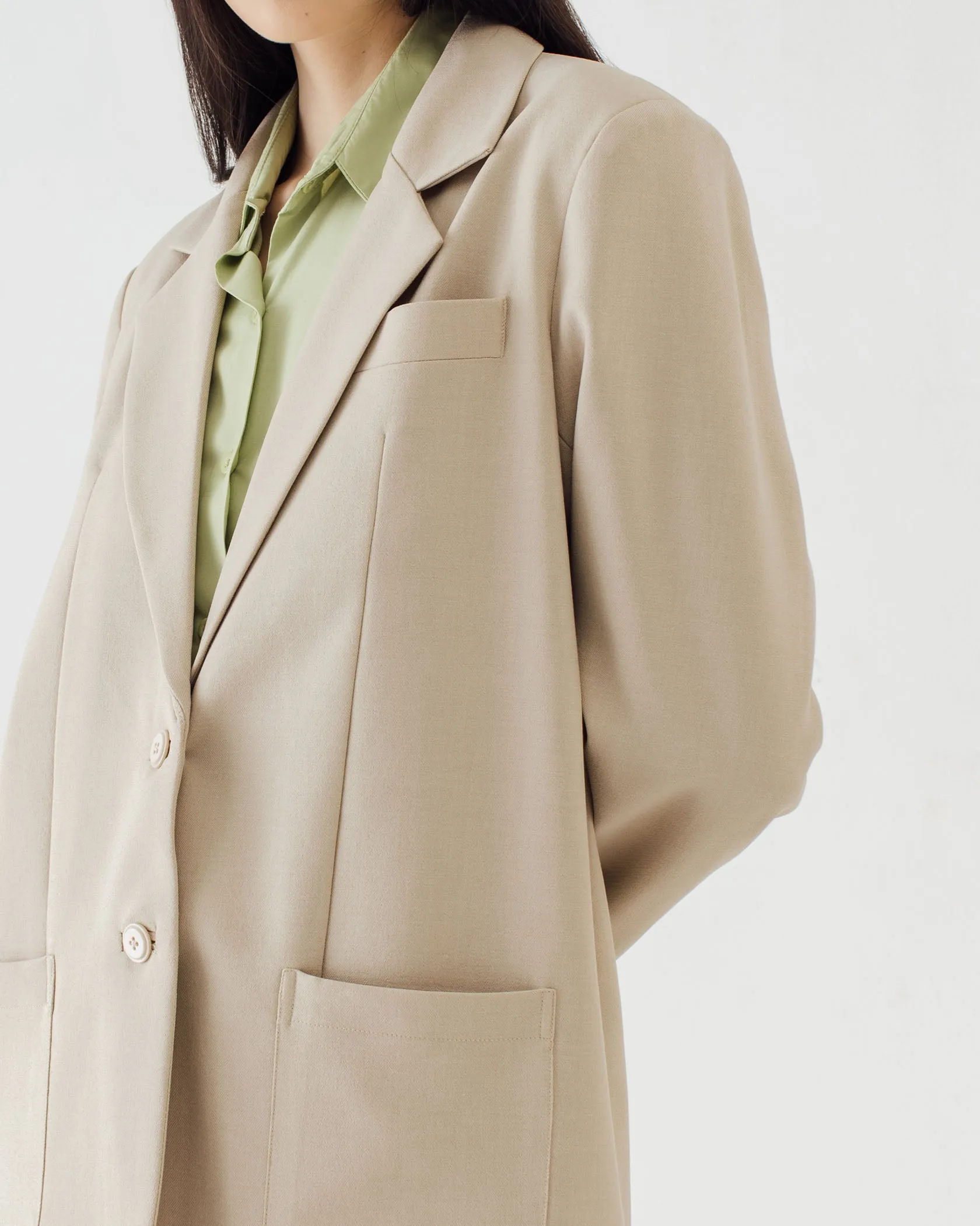 OLSON CREAM OVERSIZED BLAZER sold by BLZR.ID product image thumbnail 5