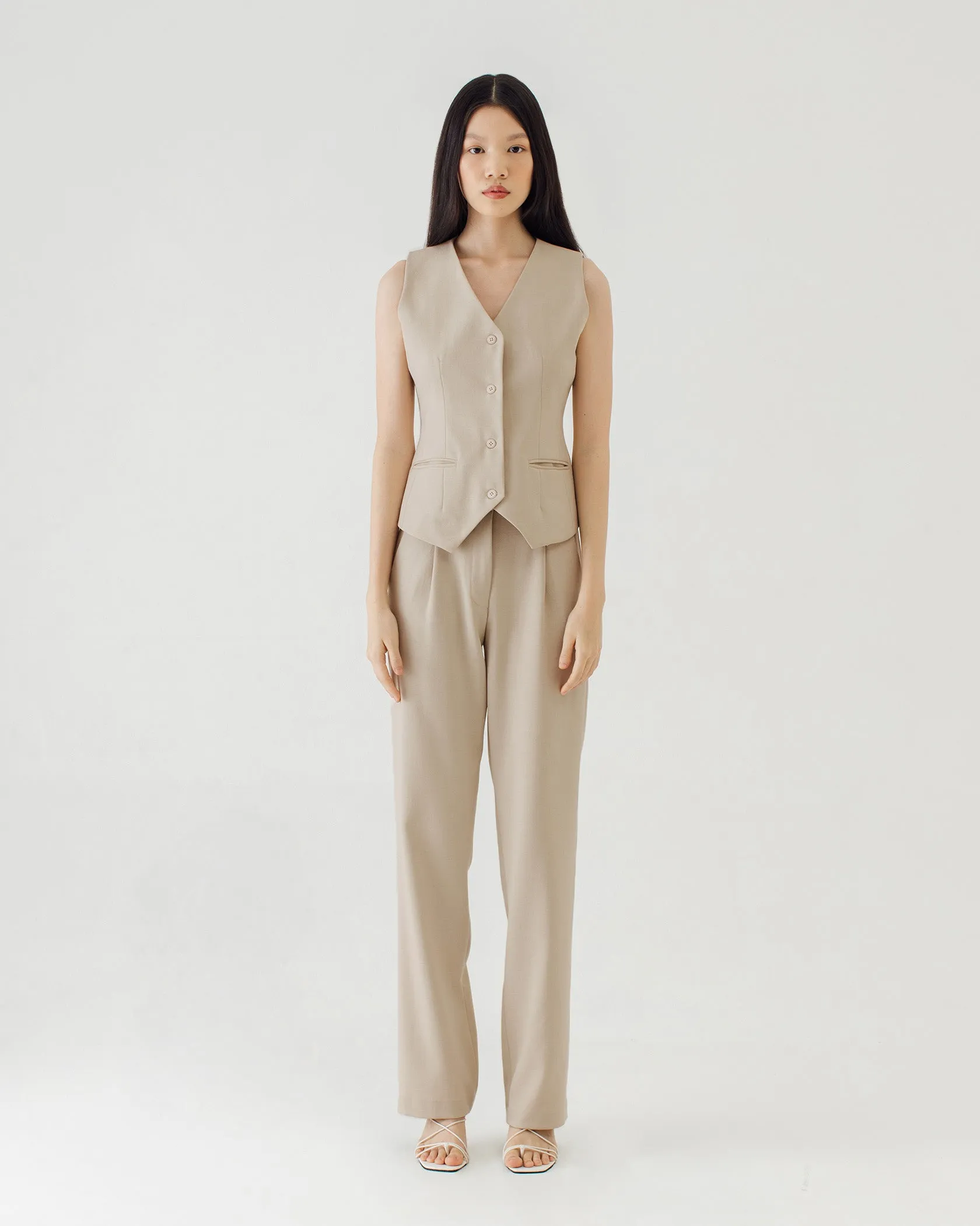 OLSON CREAM VEST sold by BLZR.ID product image thumbnail 2