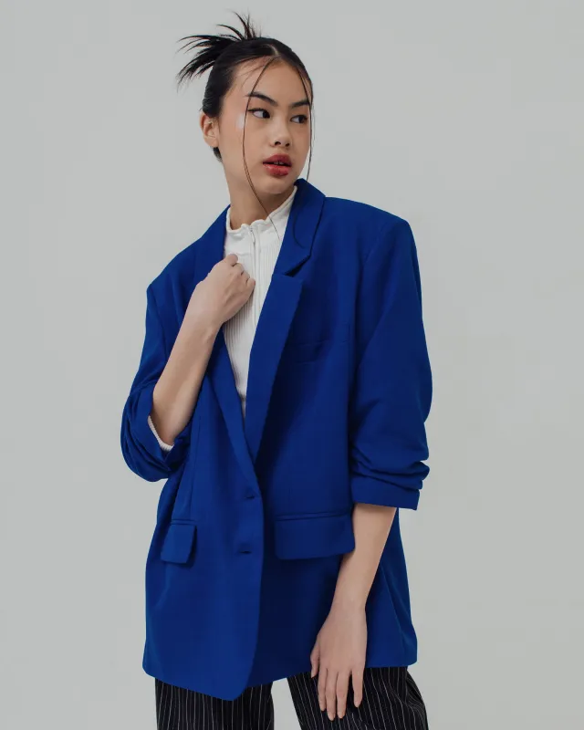 WATSON COBALT OVERSIZED BLAZER made by BLZR.ID