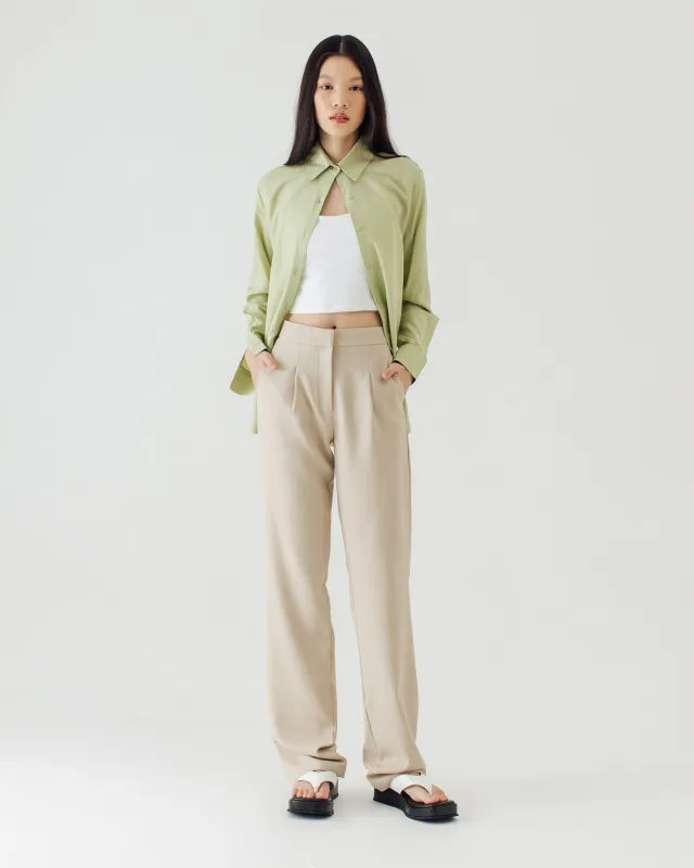 GEORGE BEIGE PANTS sold by BLZR.ID