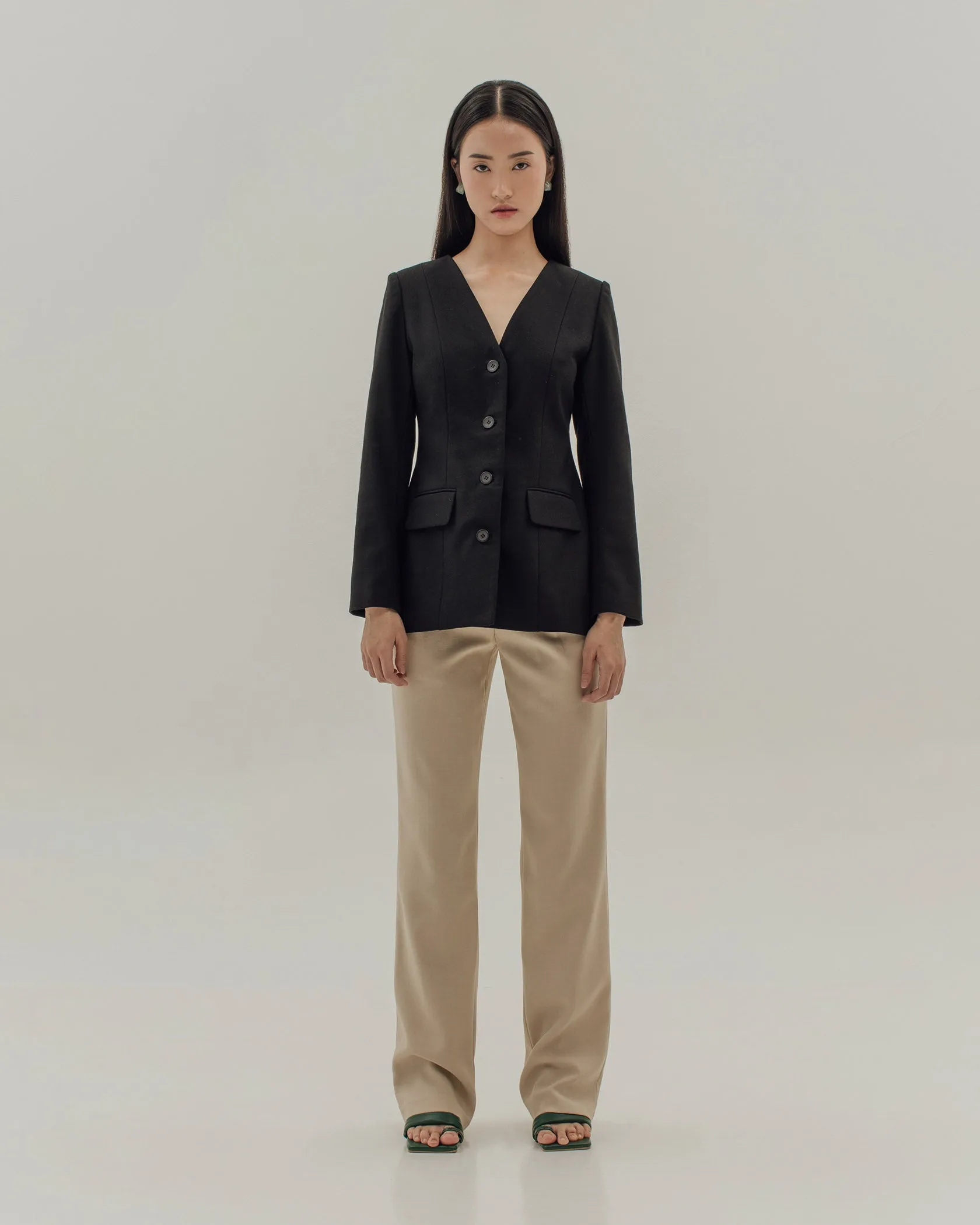 MOSS BLACK BLAZER sold by BLZR.ID