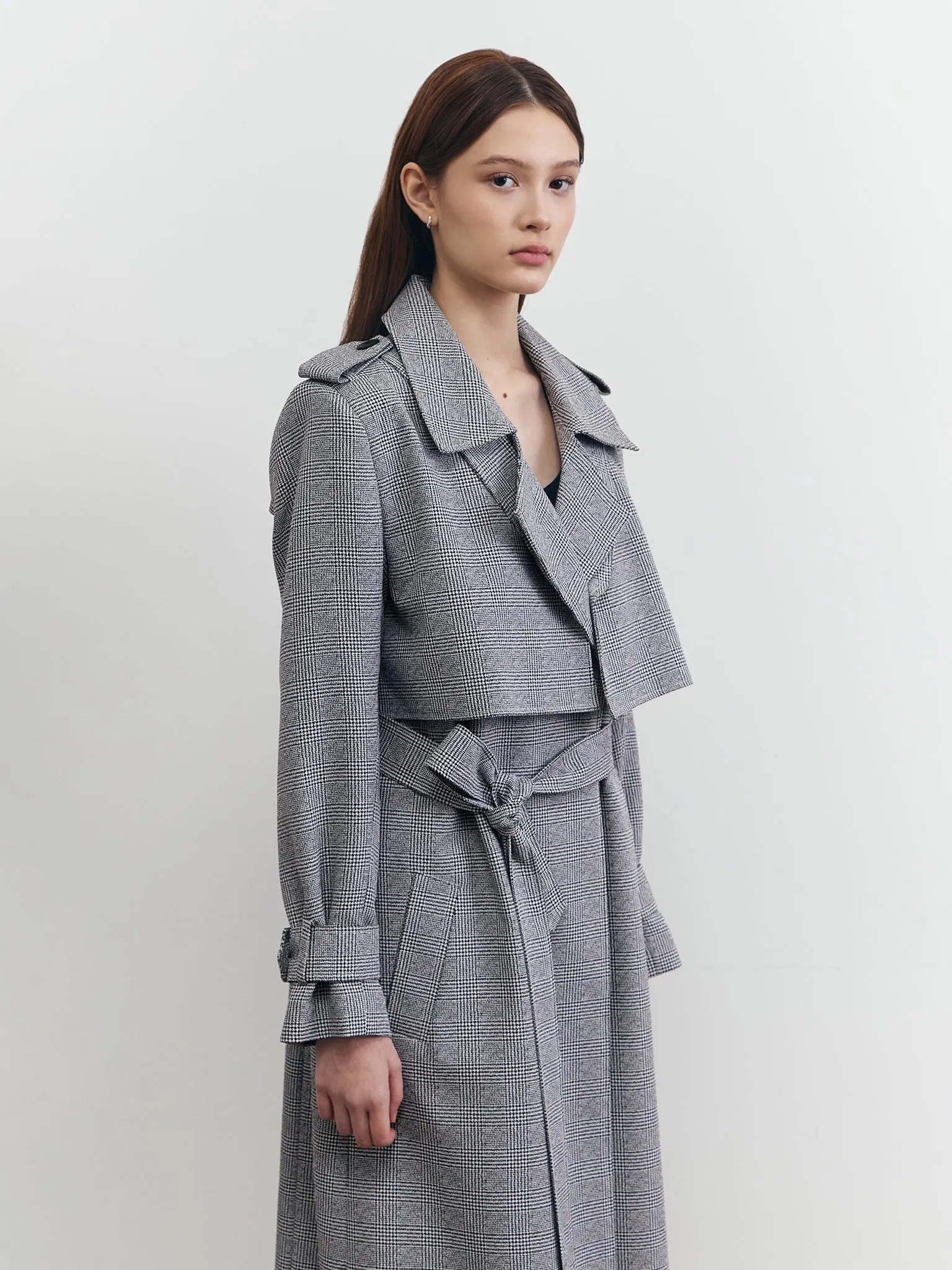 HOLMES LONG COAT IN HOUNDSTOOTH sold by BLZR.ID product image thumbnail 3