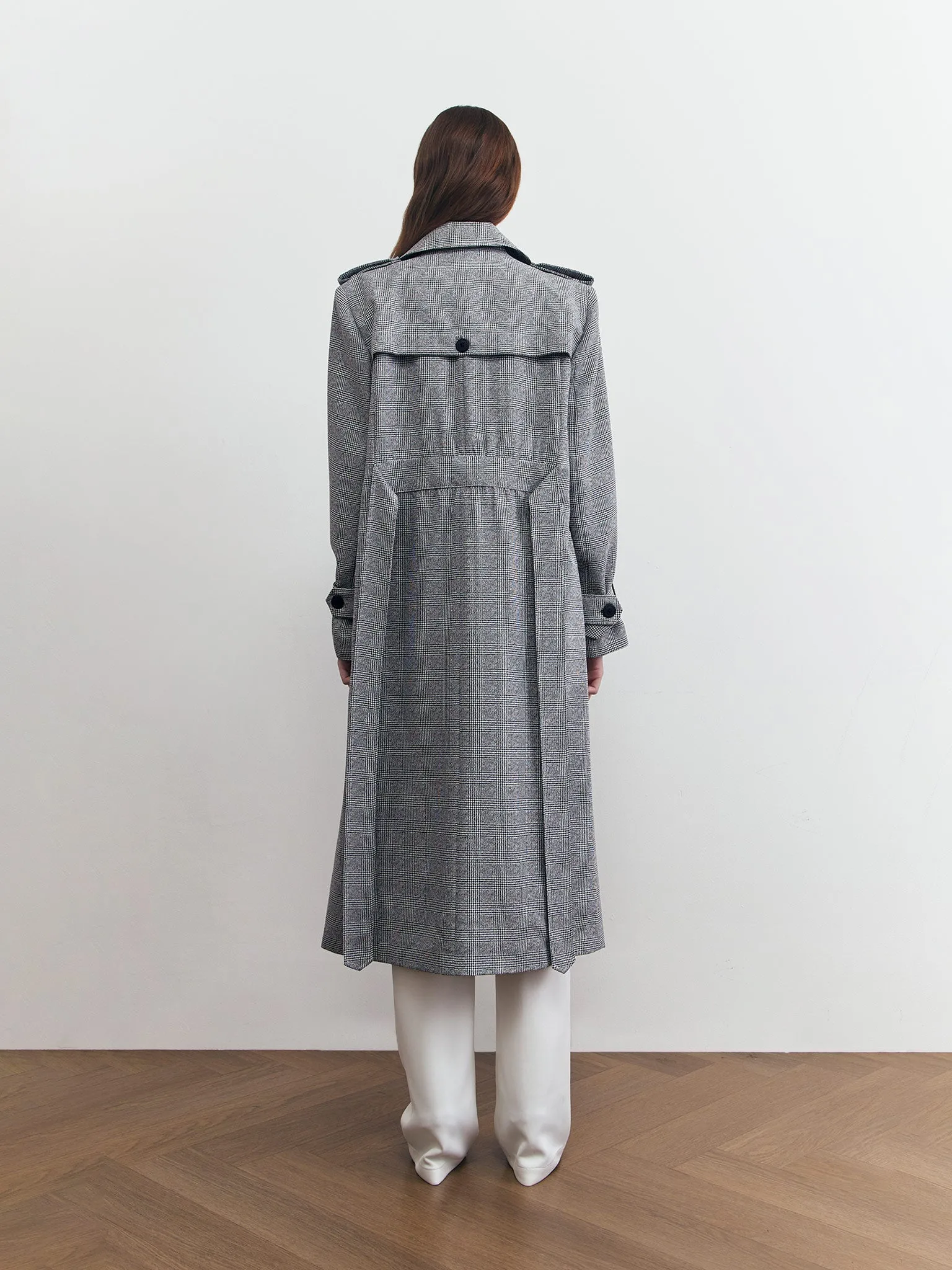 HOLMES LONG COAT IN HOUNDSTOOTH sold by BLZR.ID product image thumbnail 4