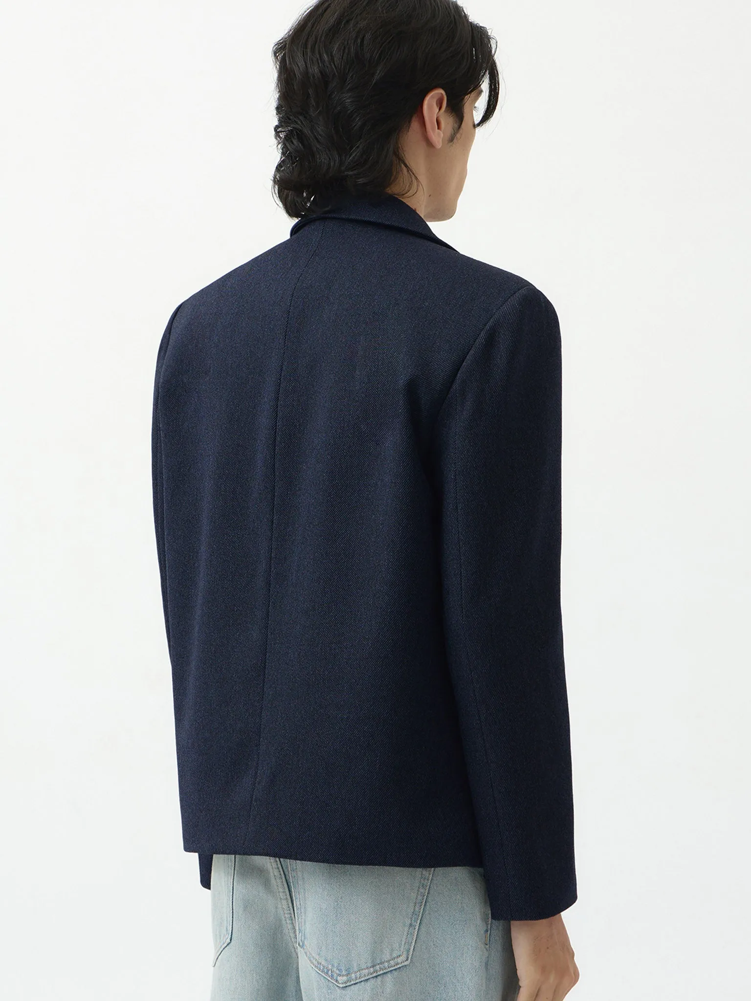 NAVY OVERSIZED OUTER sold by BLZR.ID product image thumbnail 5
