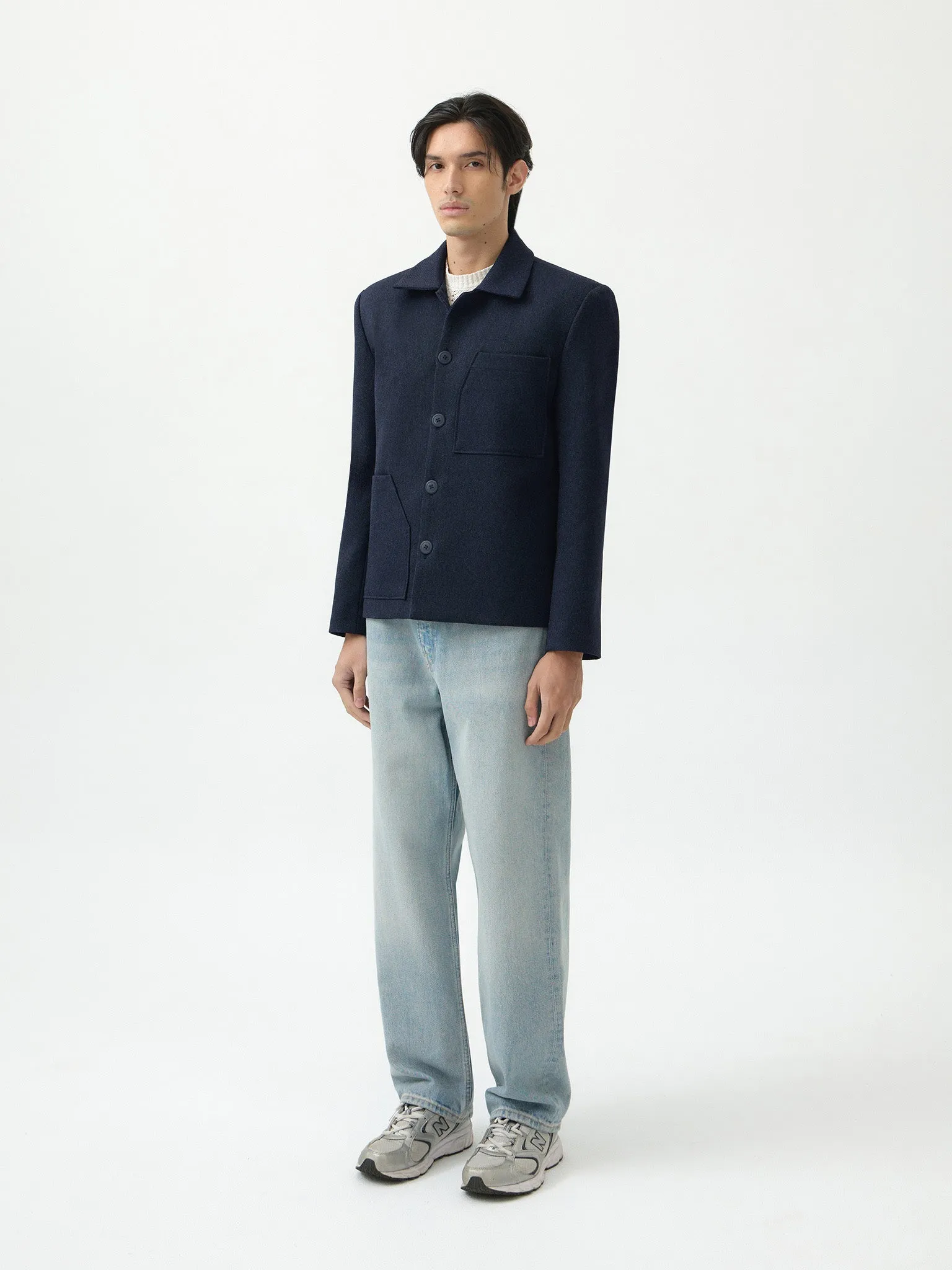 NAVY OVERSIZED OUTER sold by BLZR.ID product image thumbnail 3