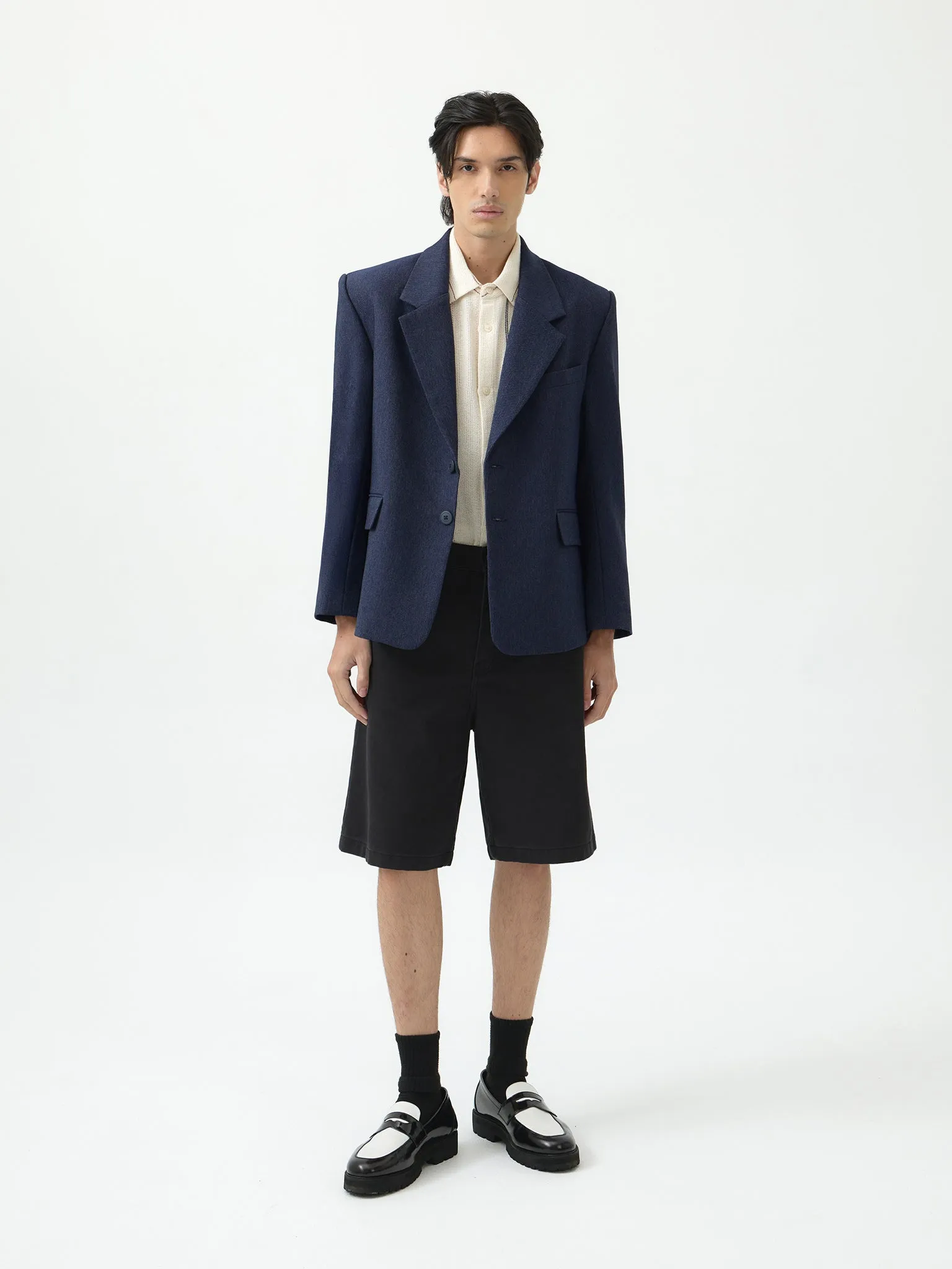 BASIC DENIM OVERSIZED BLAZER sold by BLZR.ID product image thumbnail 5