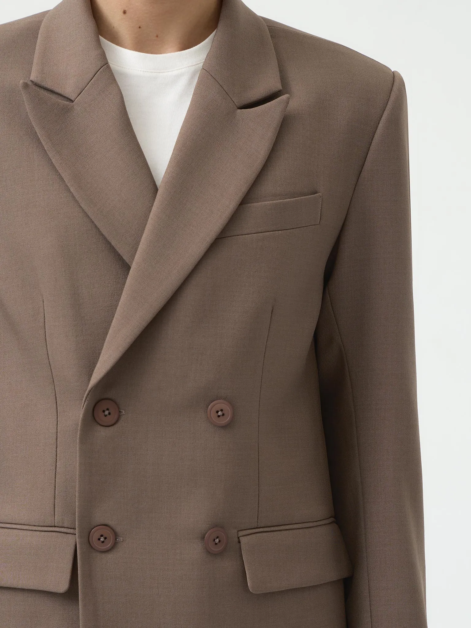 CLASSIC BROWN DOUBLE BREASTED BLAZER sold by BLZR.ID product image thumbnail 5