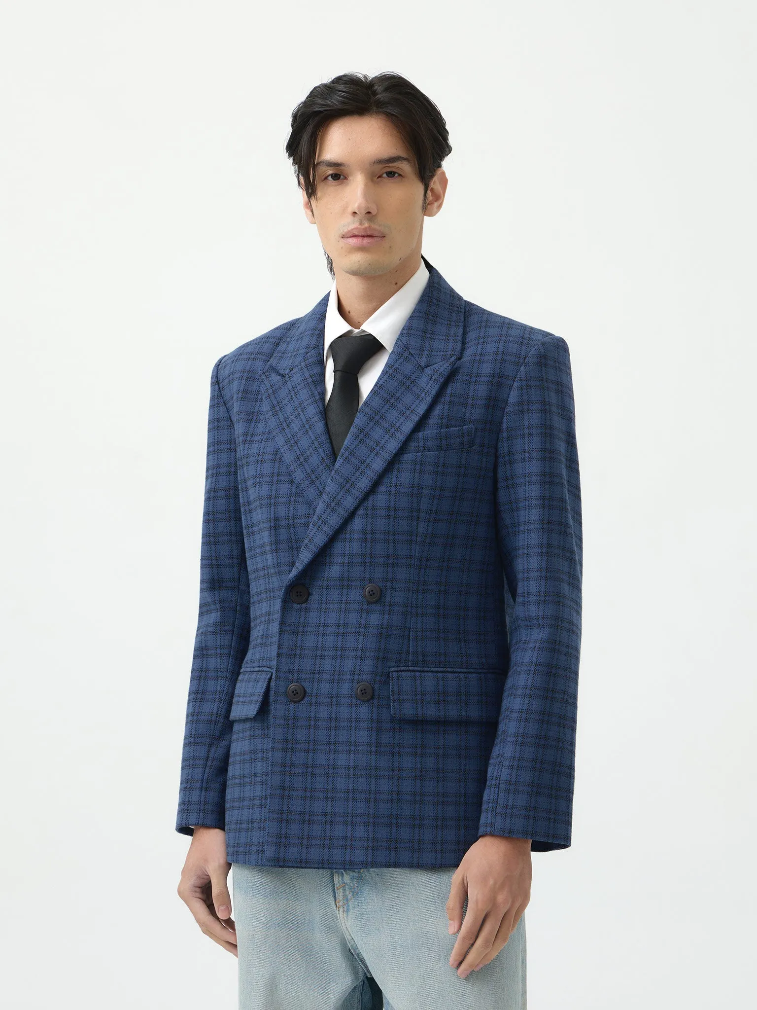 CLASSIC BLUES DOUBLE BREASTED BLAZER sold by BLZR.ID product image thumbnail 2