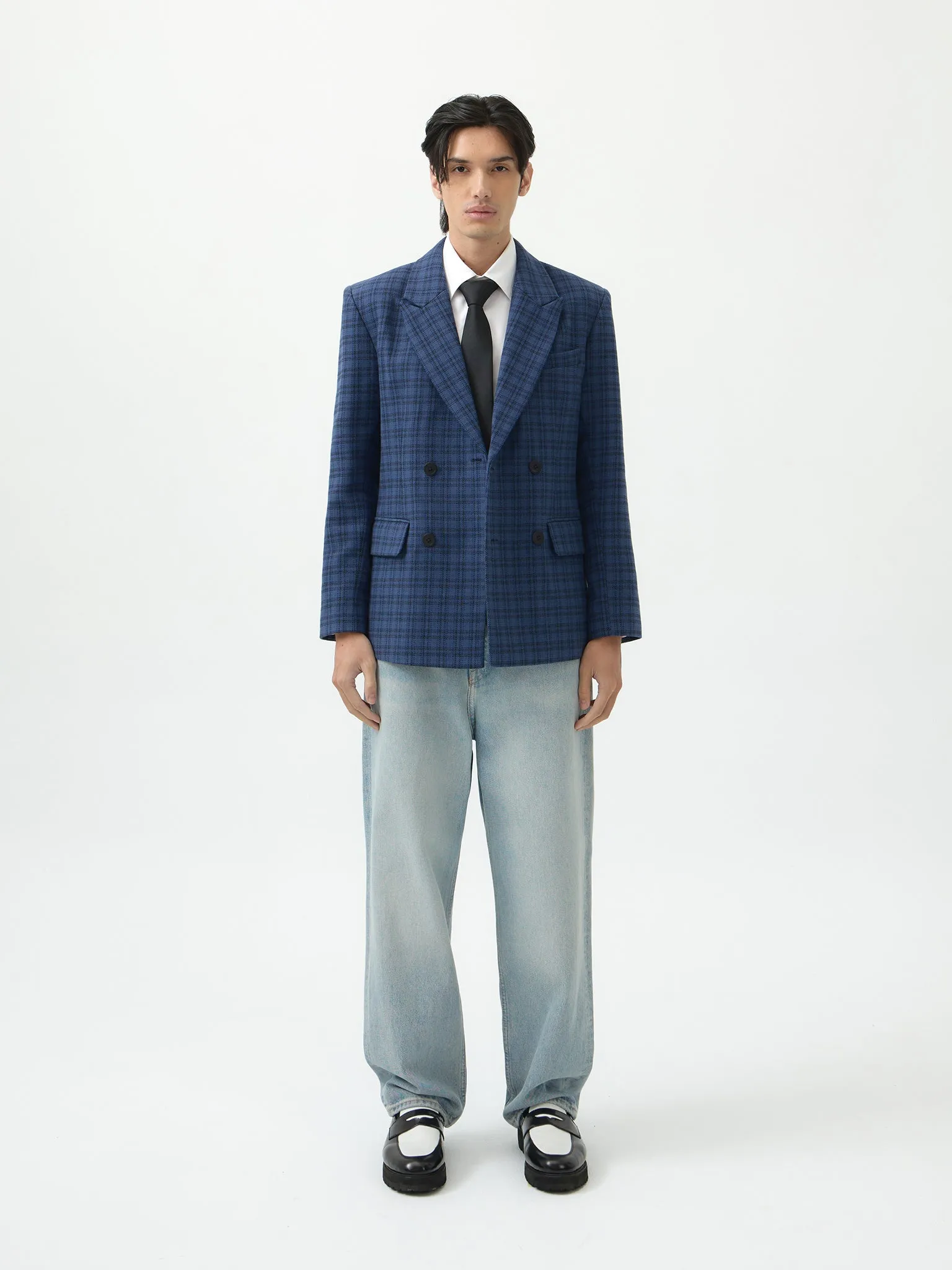 CLASSIC BLUES DOUBLE BREASTED BLAZER sold by BLZR.ID product image thumbnail 3