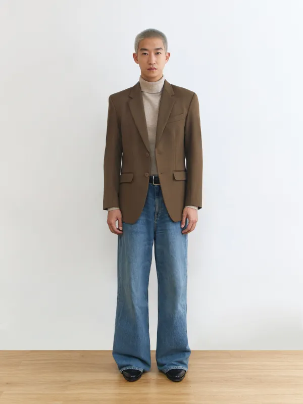 BASIC PECAN SLIM FIT BLAZER made by BLZR.ID